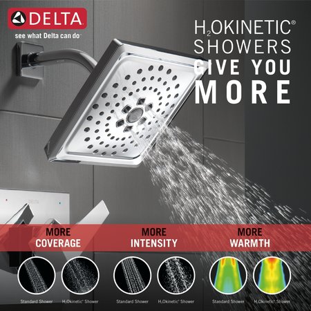 Delta Trillian: 17 Series H2Okinetic Shower Only Trim T17243-PR